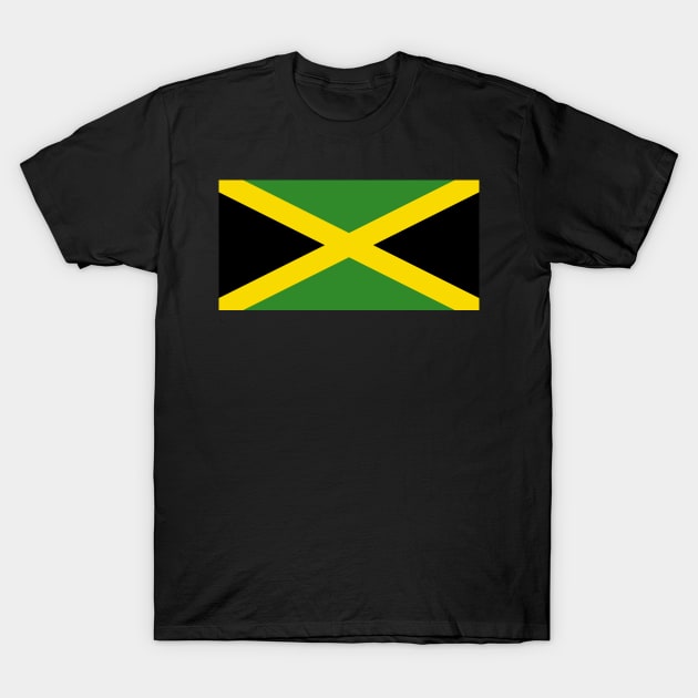 Jamaica Flag T-Shirt by Bravuramedia